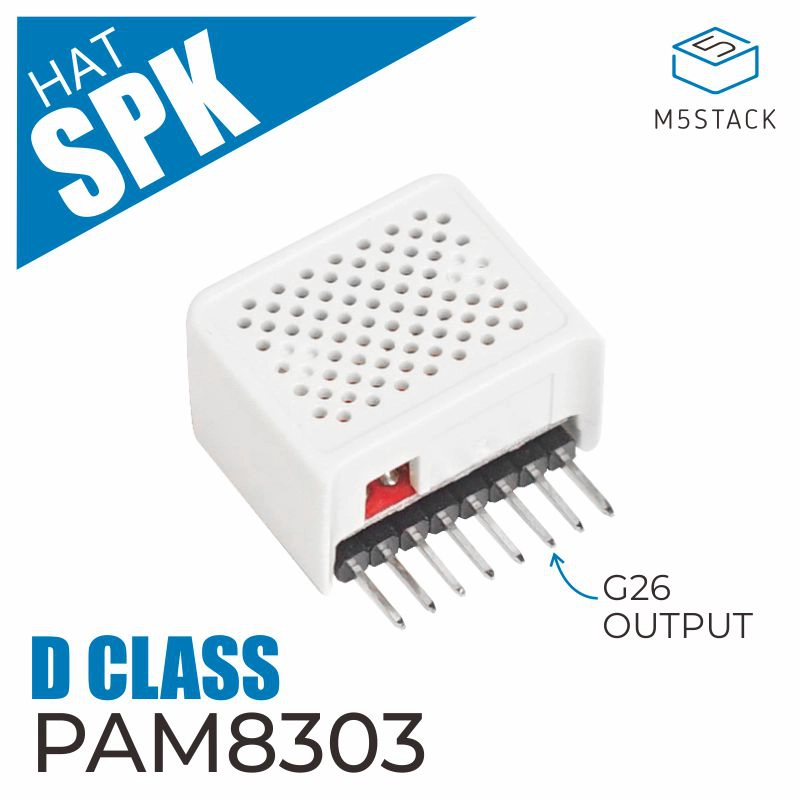 M5Stack Core2 - M5Stack Official M5StickC Speaker Hat (PAM8303)
