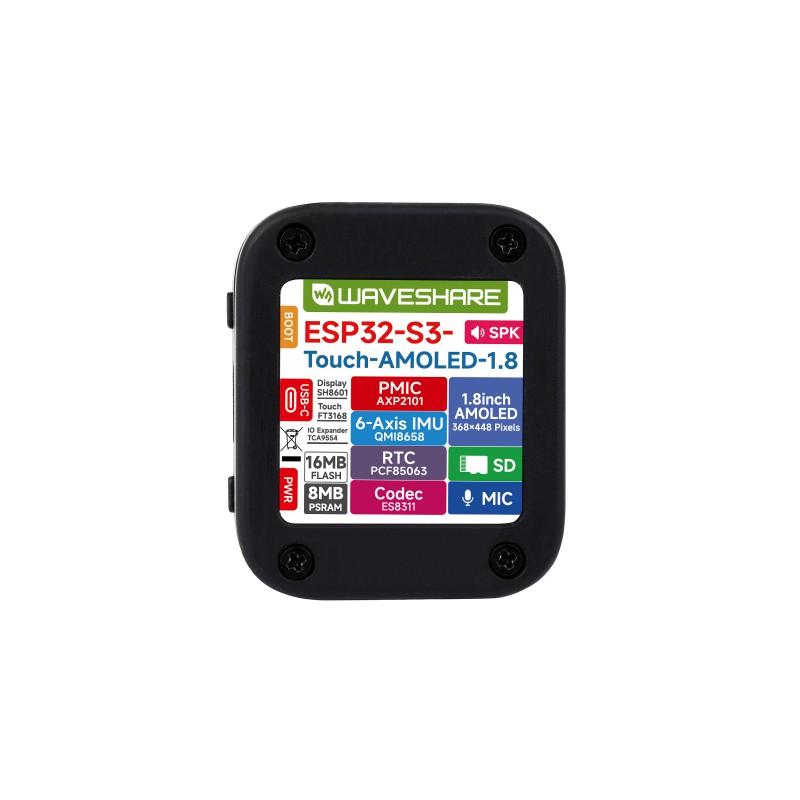 ESP32-S3 1.8 AMOLED Touch Scre - Waveshare Esp32 recension och pris