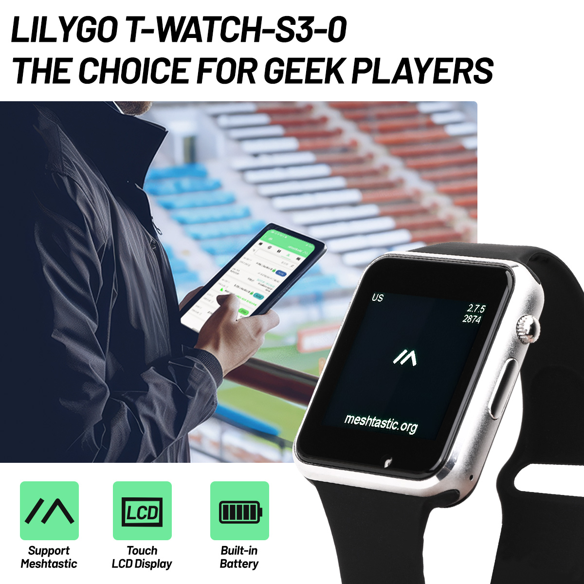 T-Watch-S3 ESP32-S3 Developmen - Ttgo T Watch recension och pris