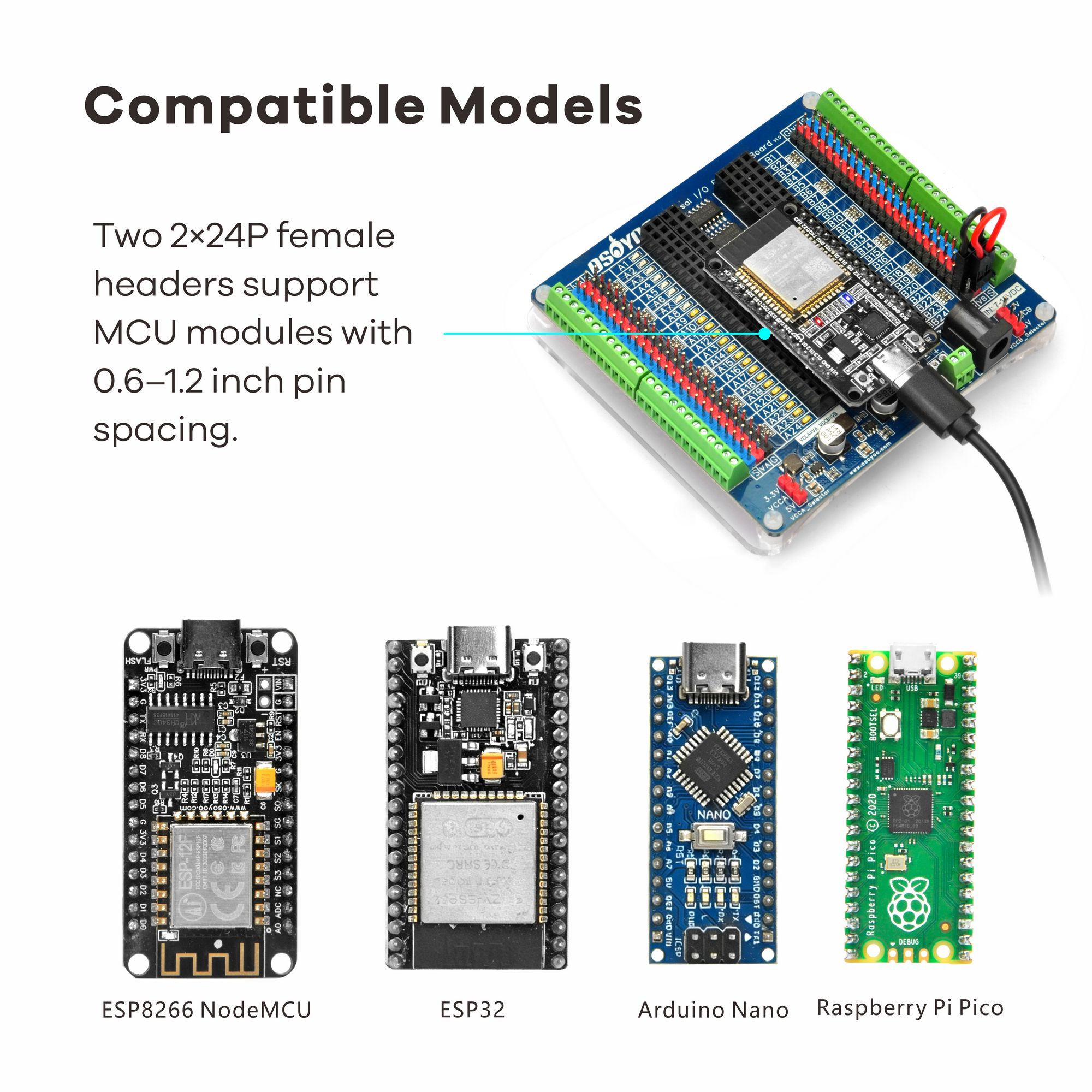 OSOYOO Universal IO Breakout B - Nodemcuv2 recension och pris